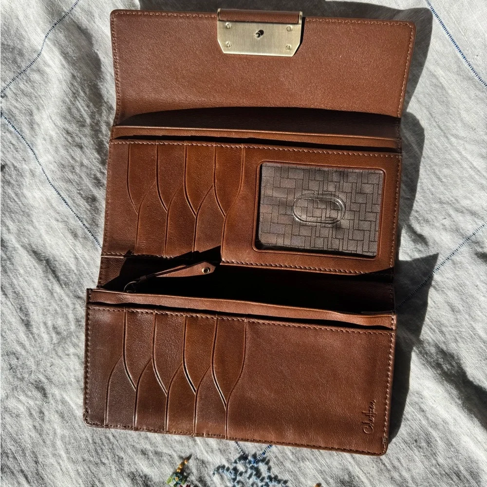 Cole Haan Brown Leather Wallet - Picture 3 of 4